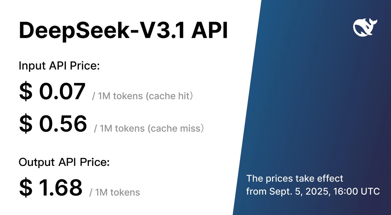 DeepSeek V3 1 Release DeepSeek API Docs